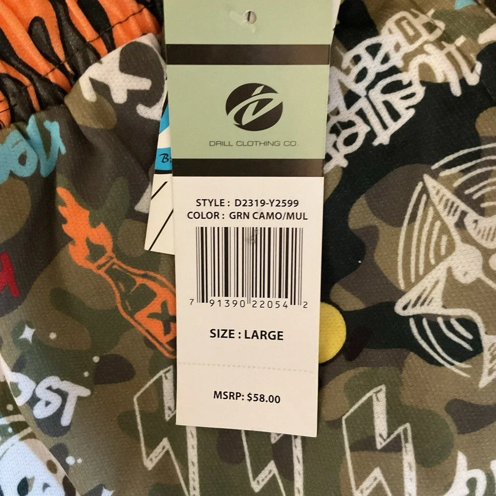 NWT By The Drill Clothing Co Fresh Prints Of Bel‎ Air Men's  Joggers Size Large